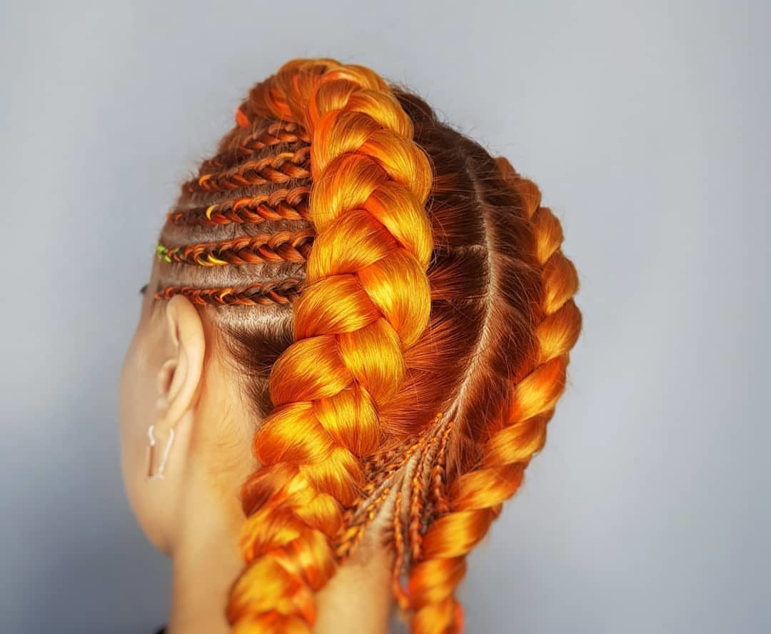 Боксерские косички с канекалоном