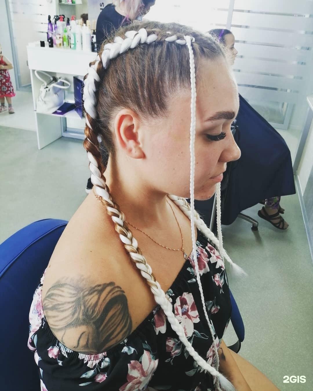 Французские косы с канекалоном