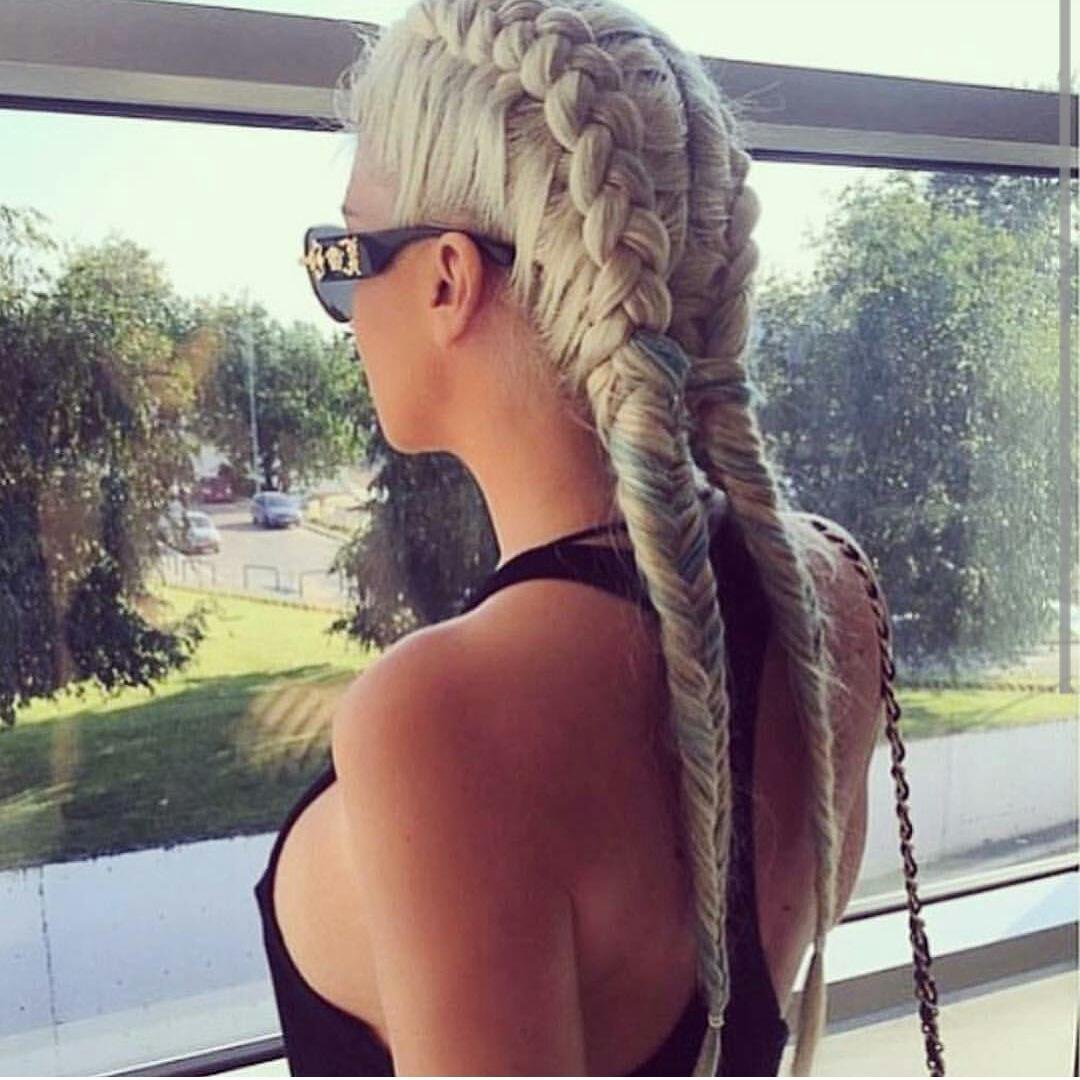 Брейды на висок