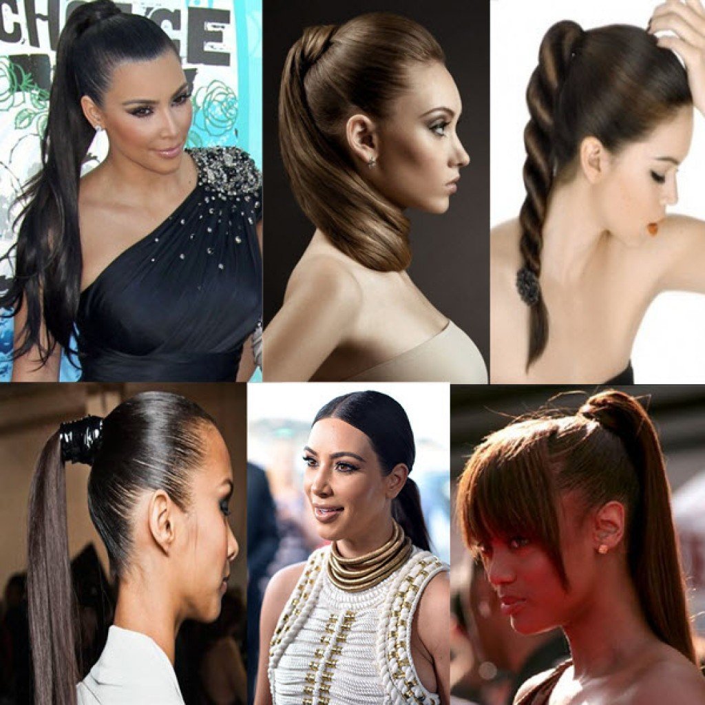 Прически с накладным хвостом