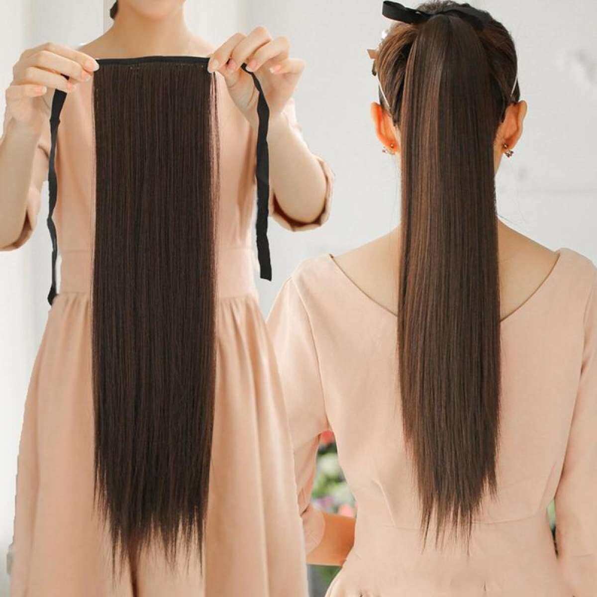 Прическа хвостик