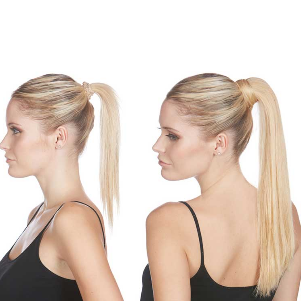 Прически с накладным хвостом