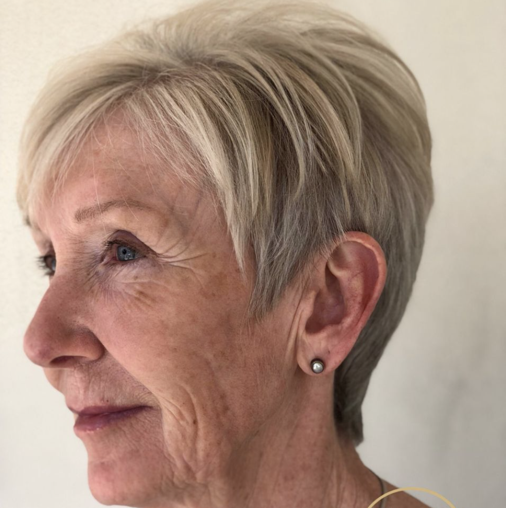 Женские стрижки для пожилых женщин