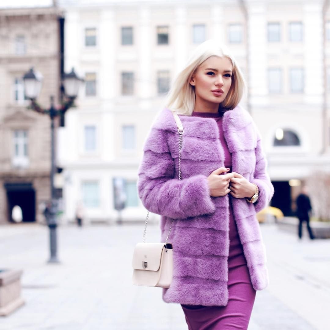 Образы с розовой шубкой