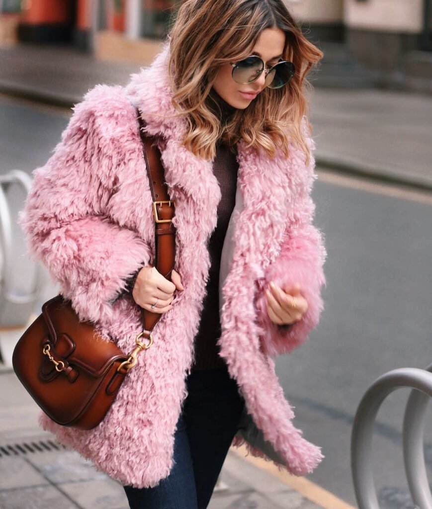 Норковая шуба с Челси стрит стайл