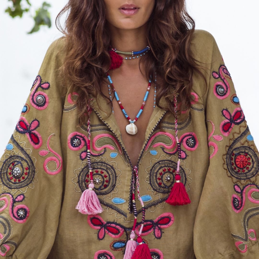 Жилет в стиле бохо