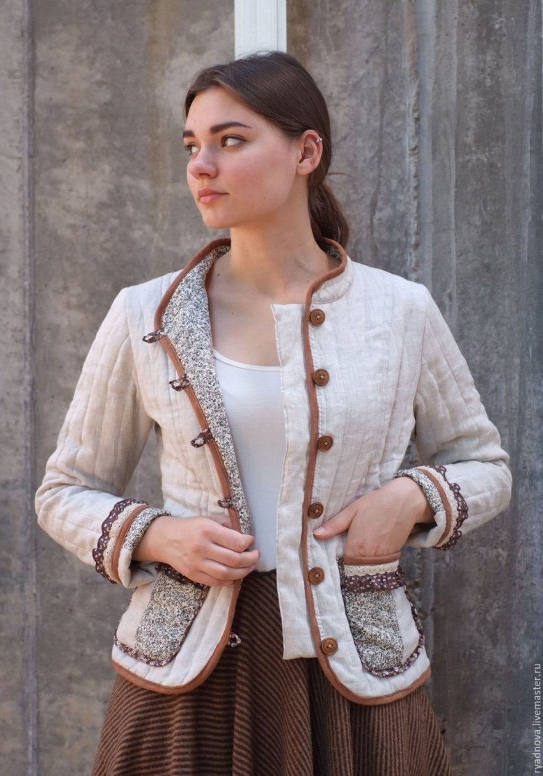 Переделка пиджака в стиле бохо