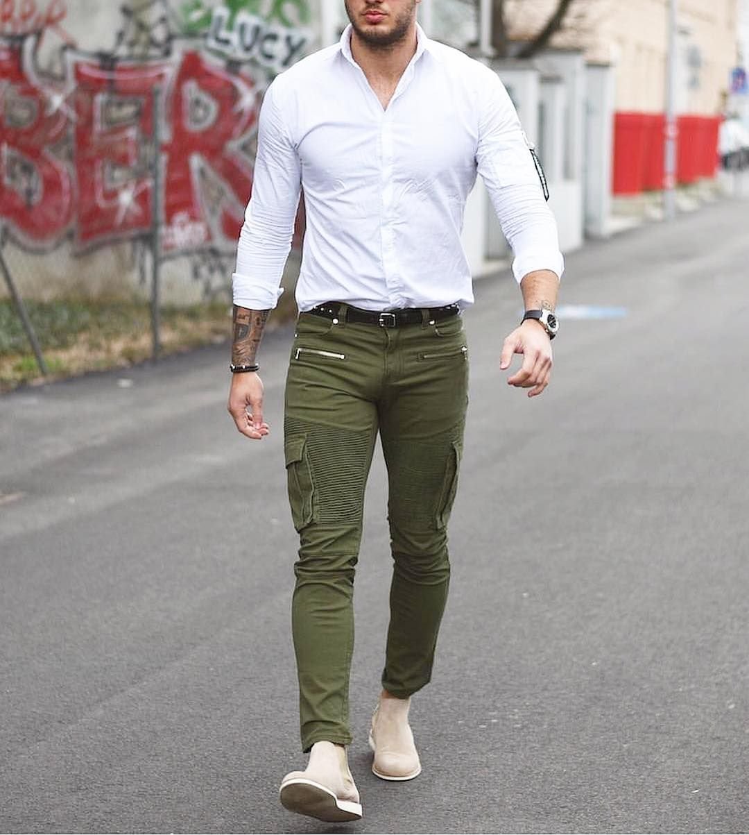 Мужской стиль простой повседневный