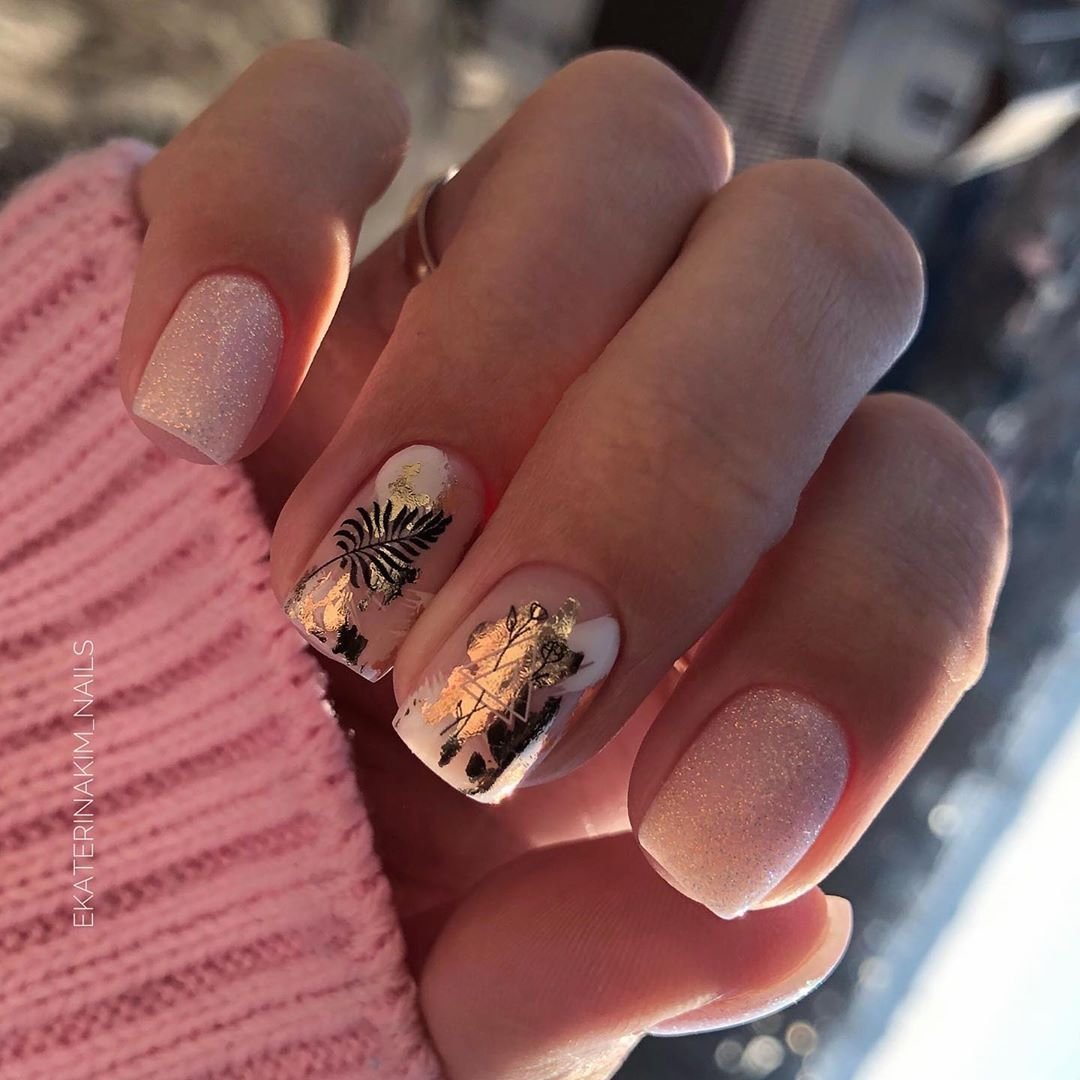 Маникюр осень 2021