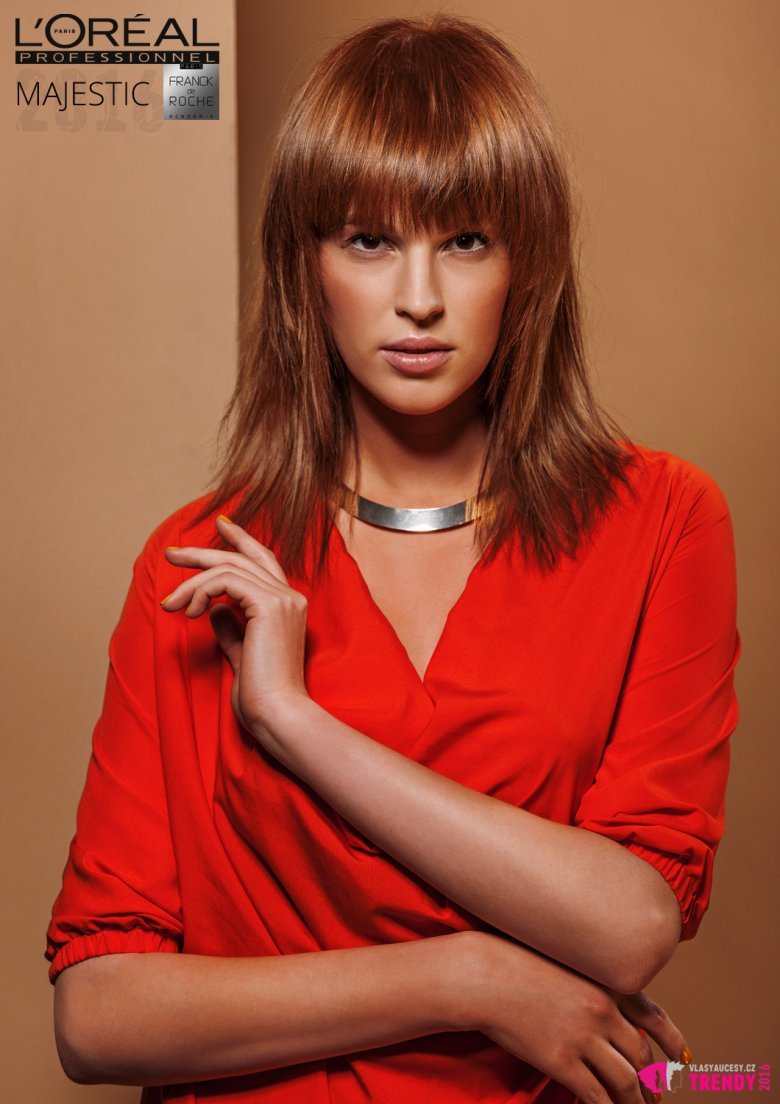 Челка от макушки