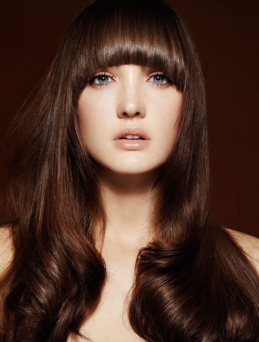 Чёлка полукругом