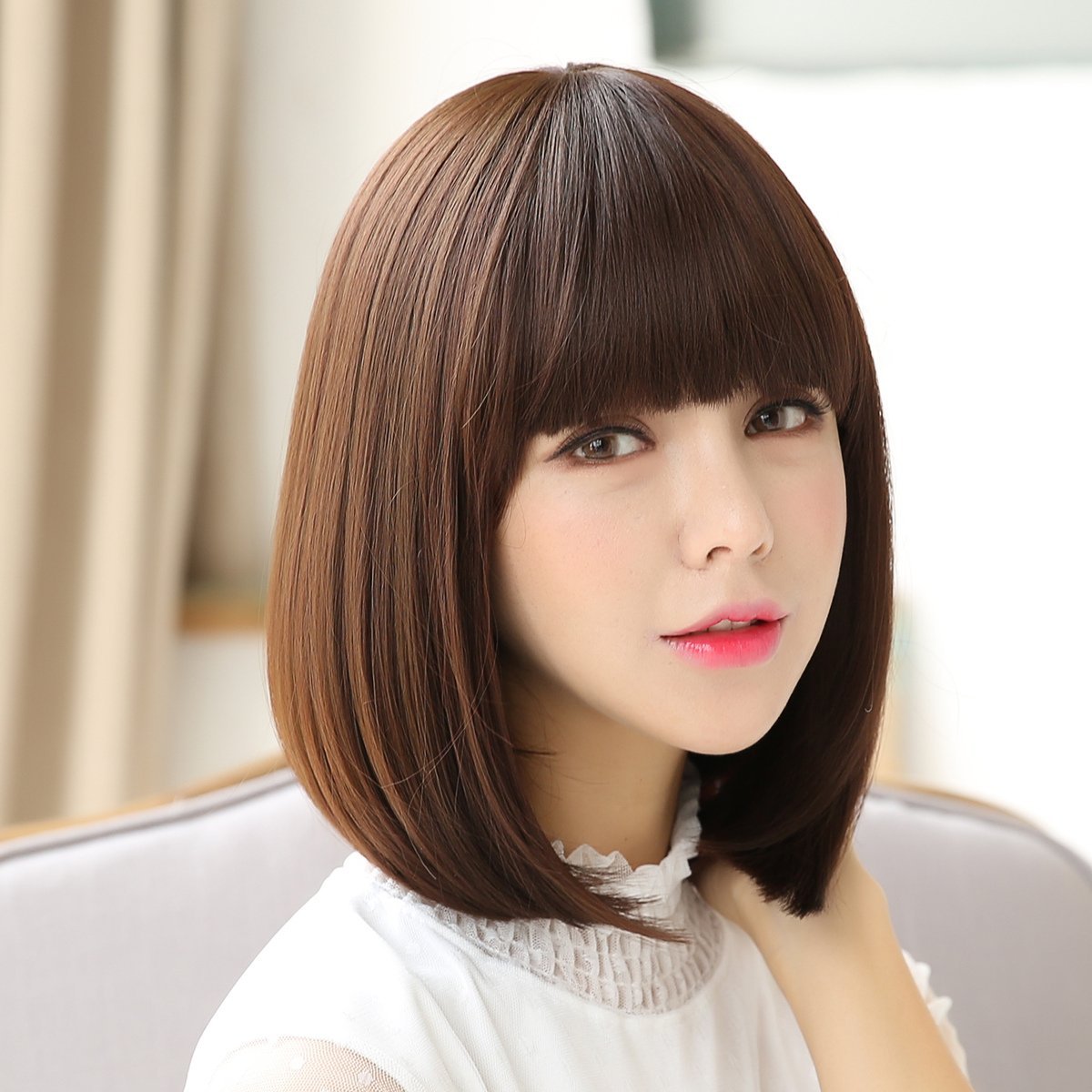 Челка аркой