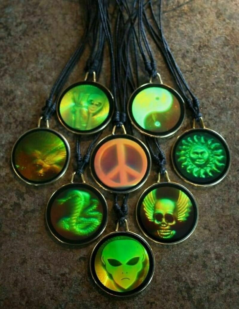 Подвеска эпоксидка Северное сияние