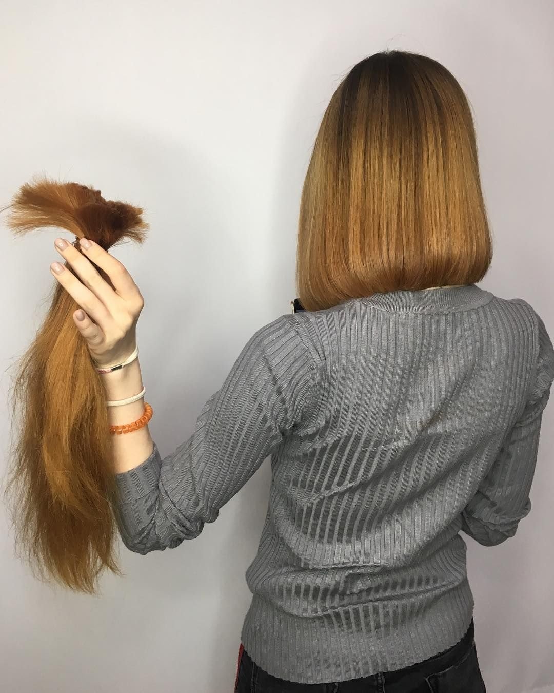 Локоны на удлиненное каре утюжком