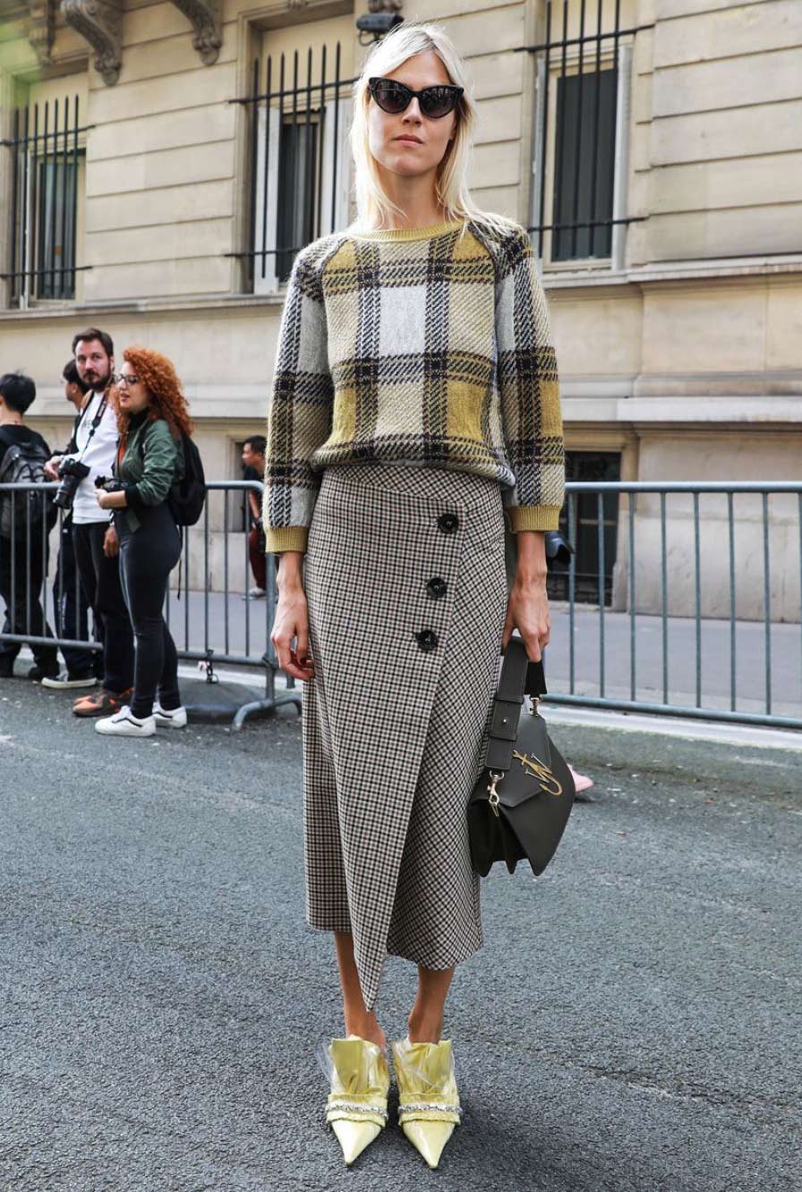 Клетчатый стиль в одежде