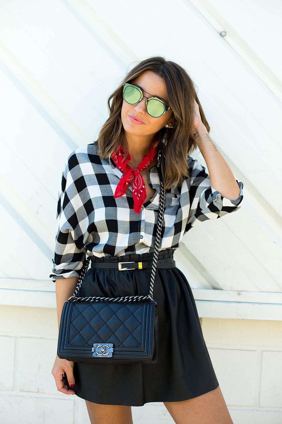 Мирослава Дума в юбке