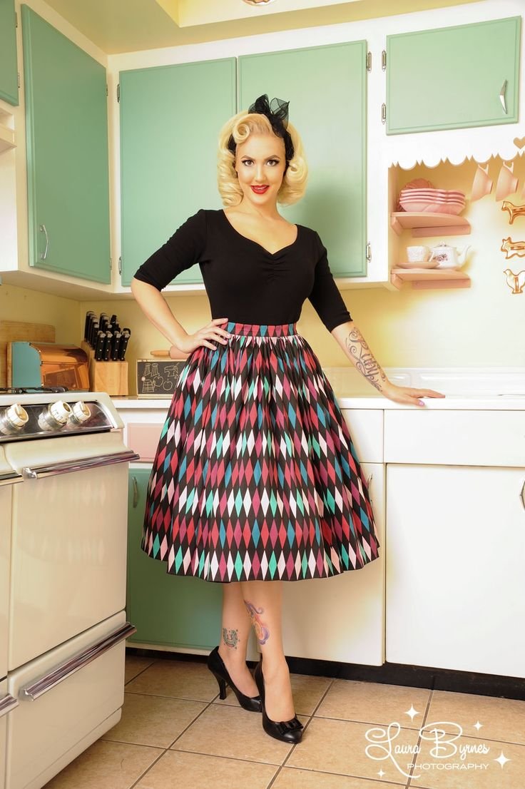 Юбка в стиле 60-х