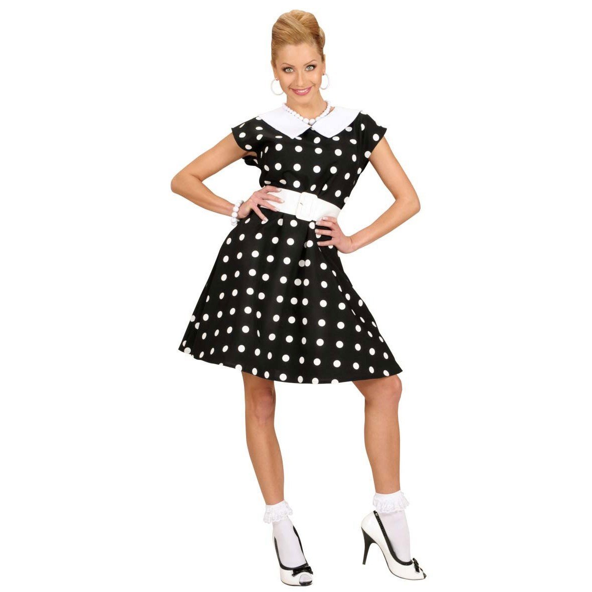 Черное платье в стиле Стиляги