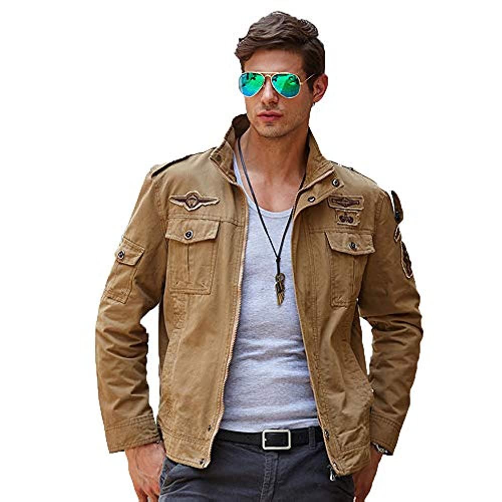 Мужские куртки милитари мода