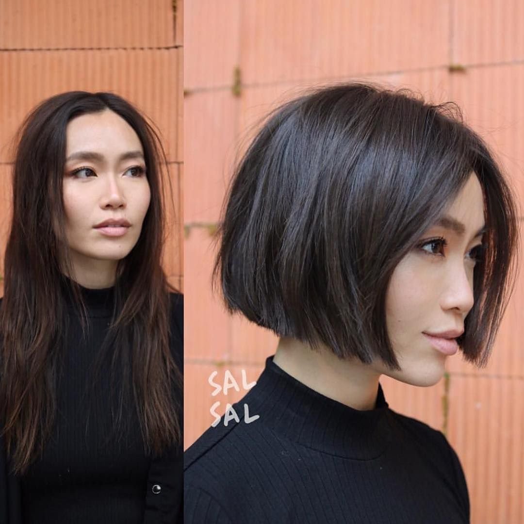 Удлиненное Боб-каре корейцы