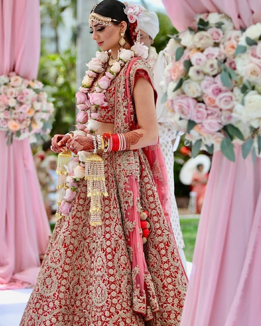 Indian Bride with Dress code