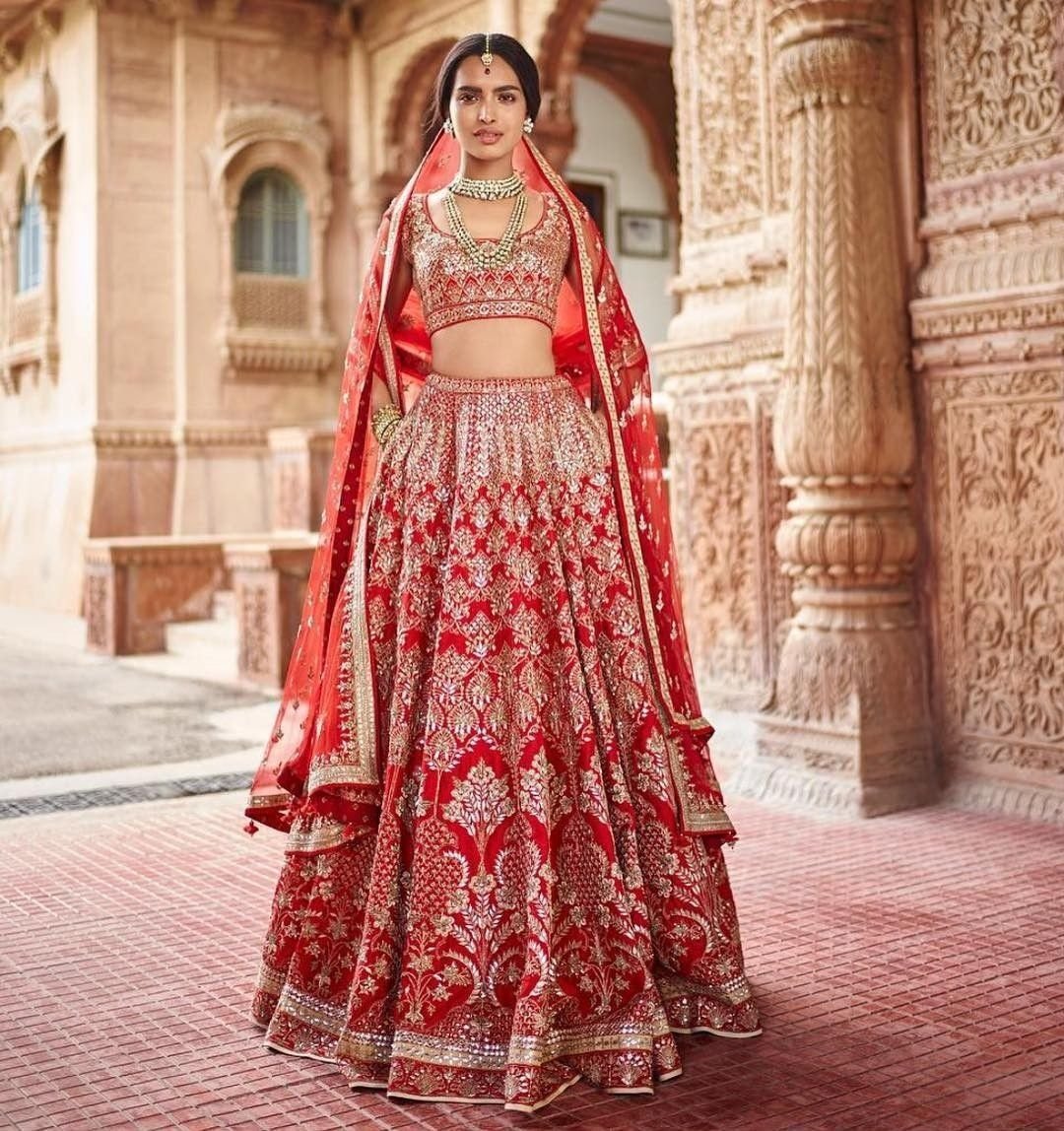 Лехенга Чоли высокая мода