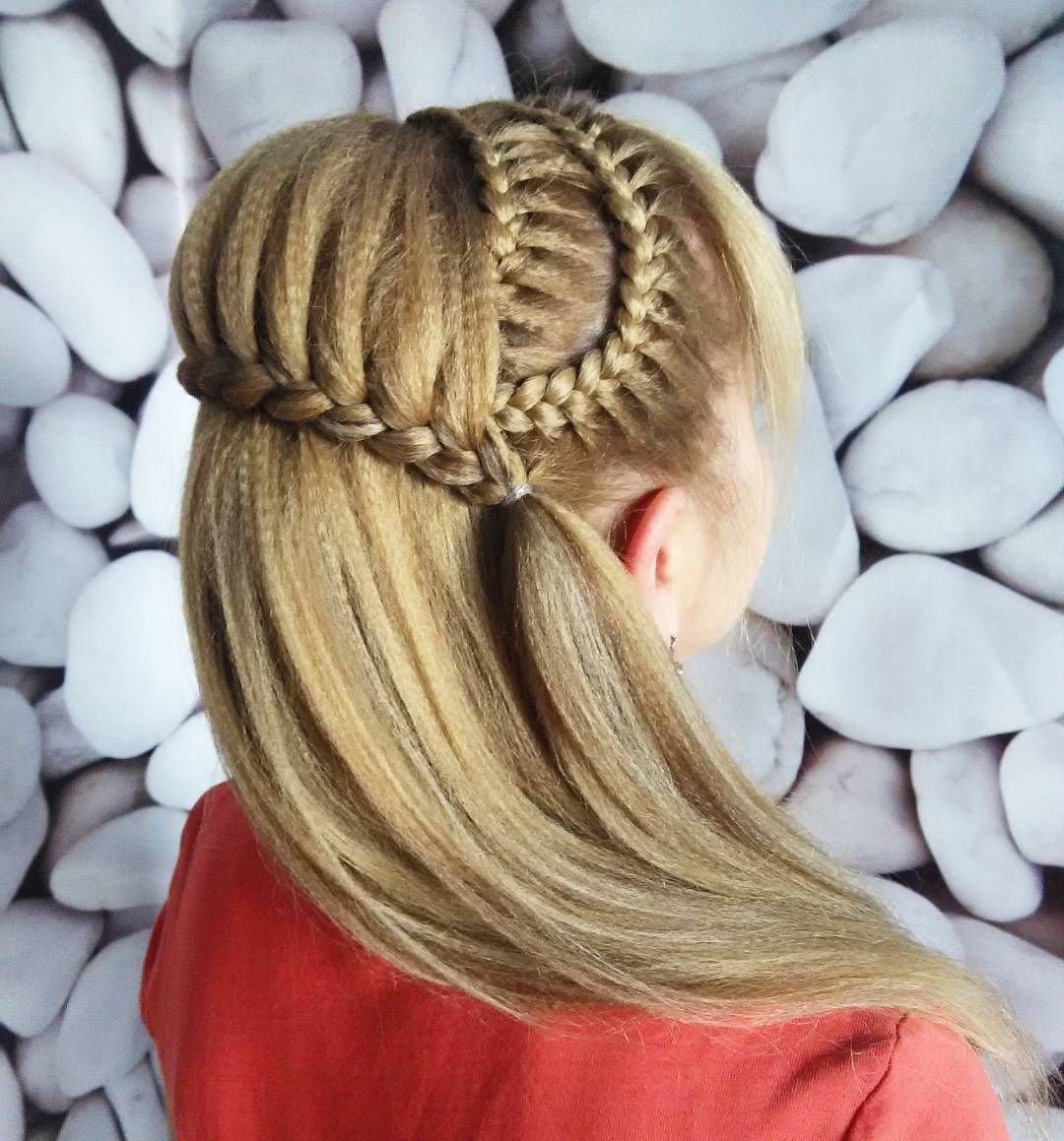 Школьные прически на длинные волосы