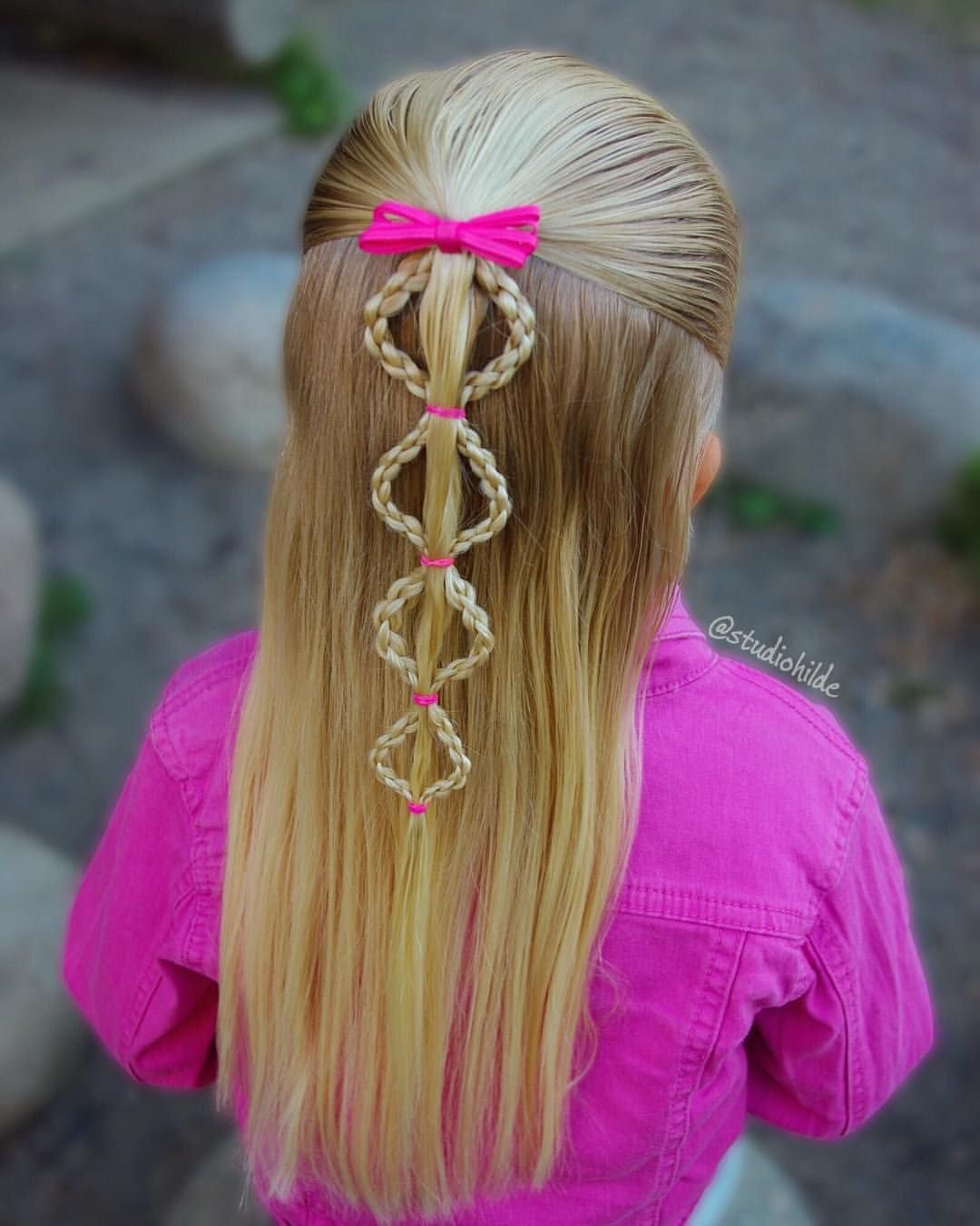 Интересные идеи косички для Дочки