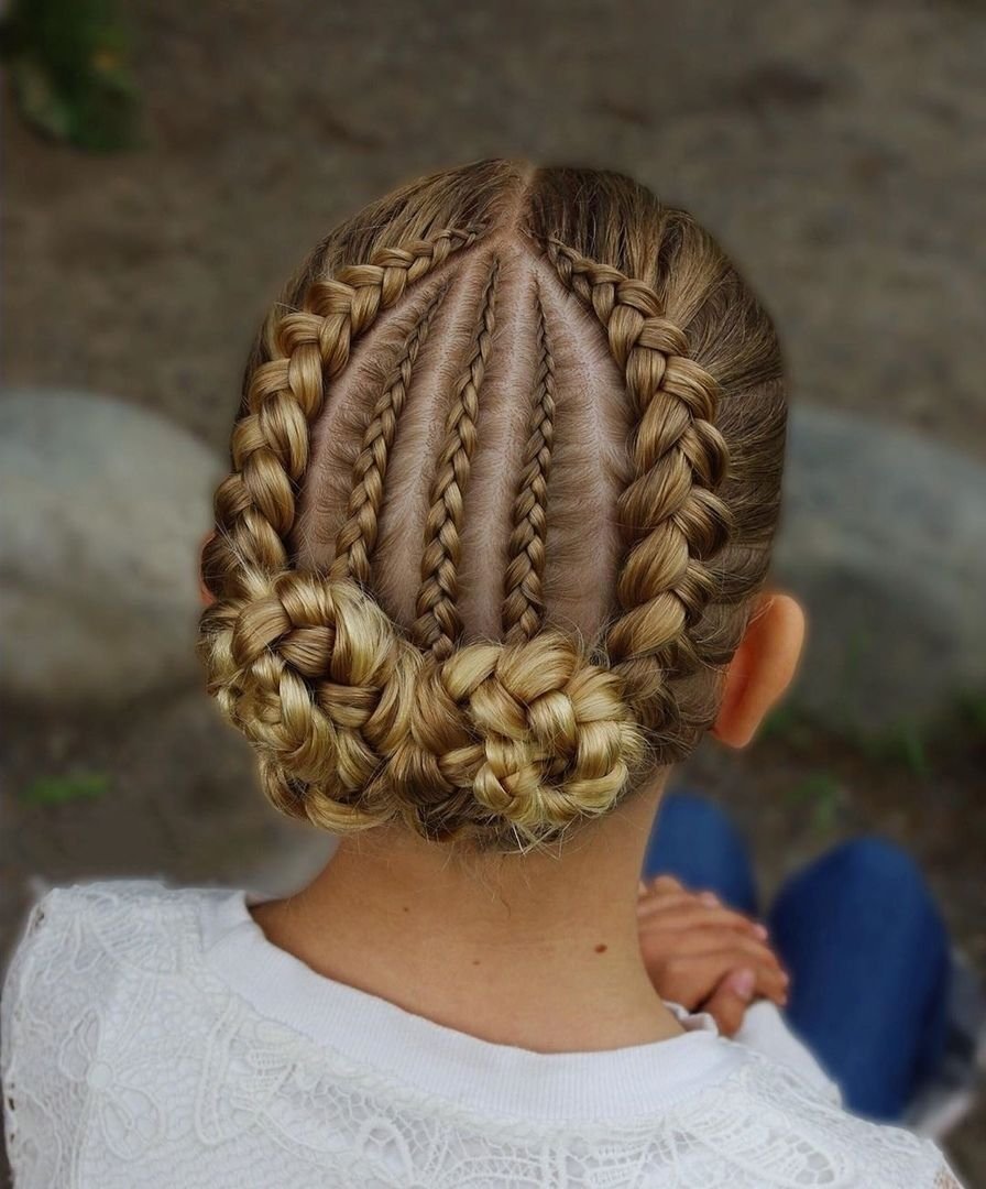 Пляжные косички для девочек