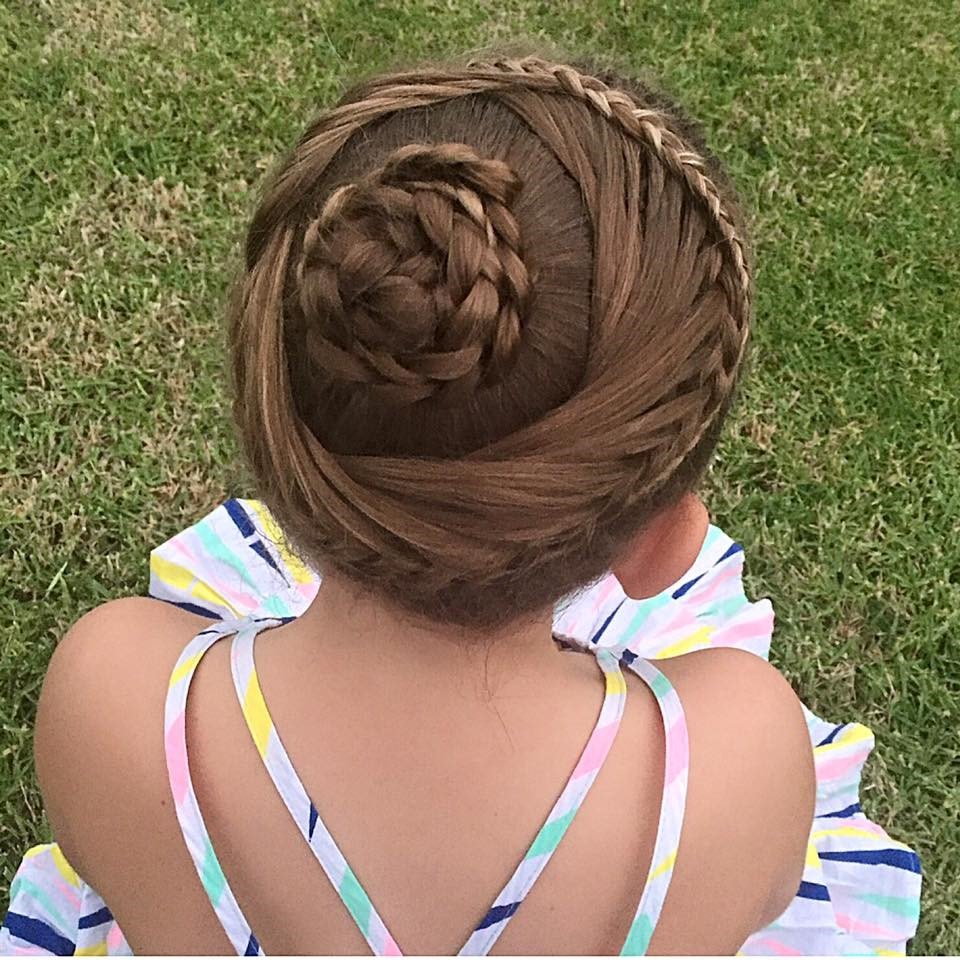 Высокие косички для девочек