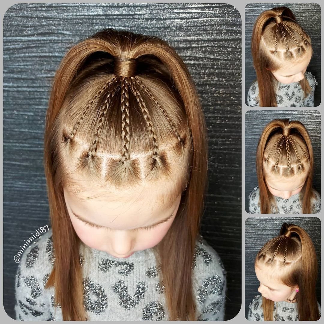 Прически плетеные для девочек