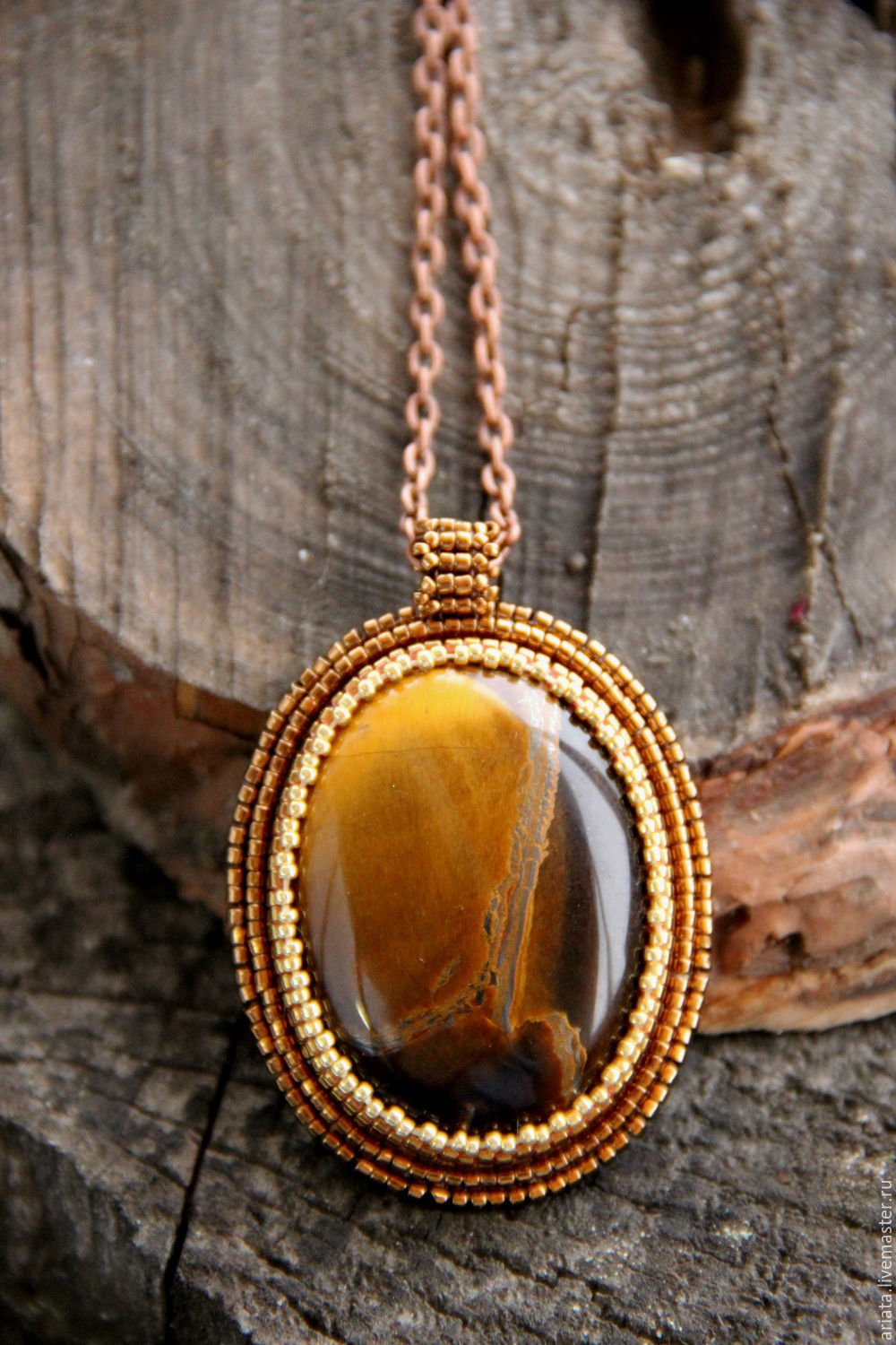 Тигровый глаз купить кулон сердце