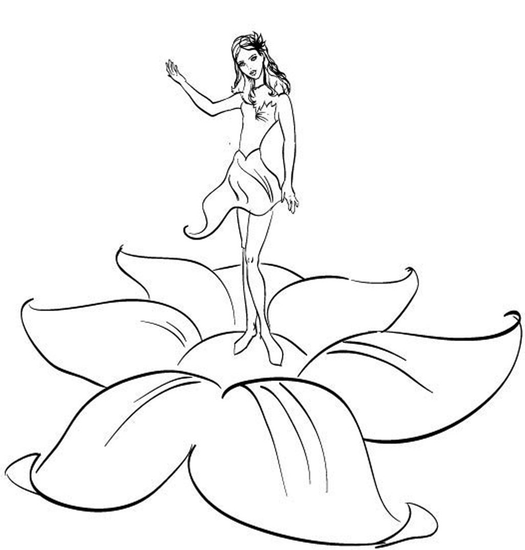 Дюймовочка художник Антон Ломаев