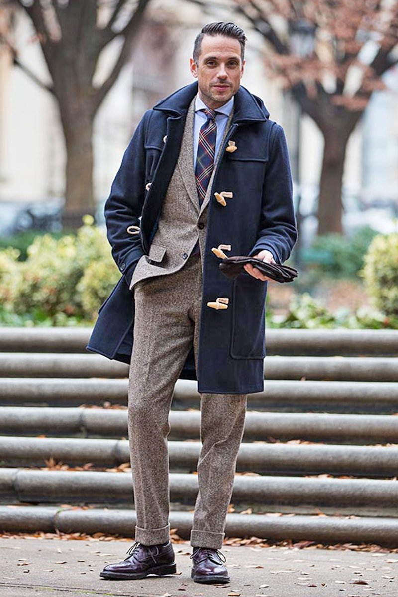 Пальто и джинсы мужские