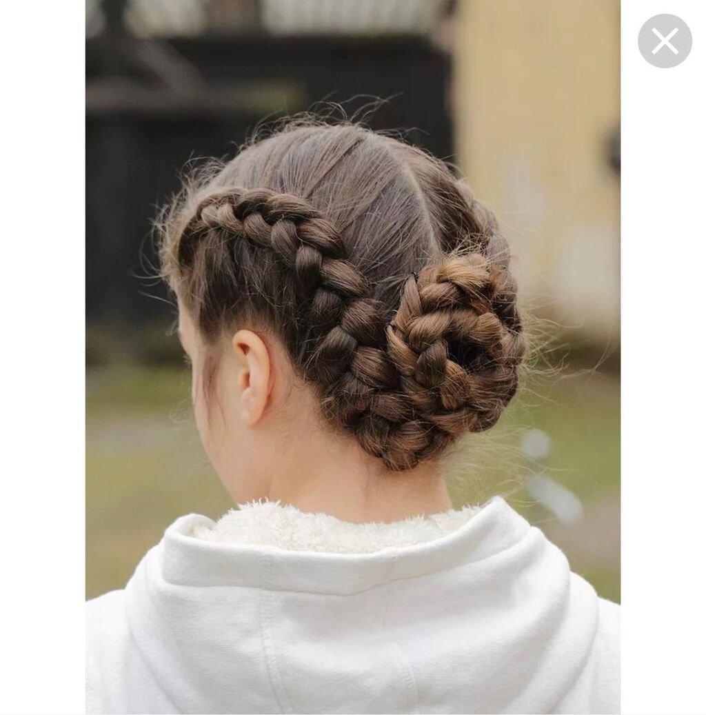 Косички с шишками