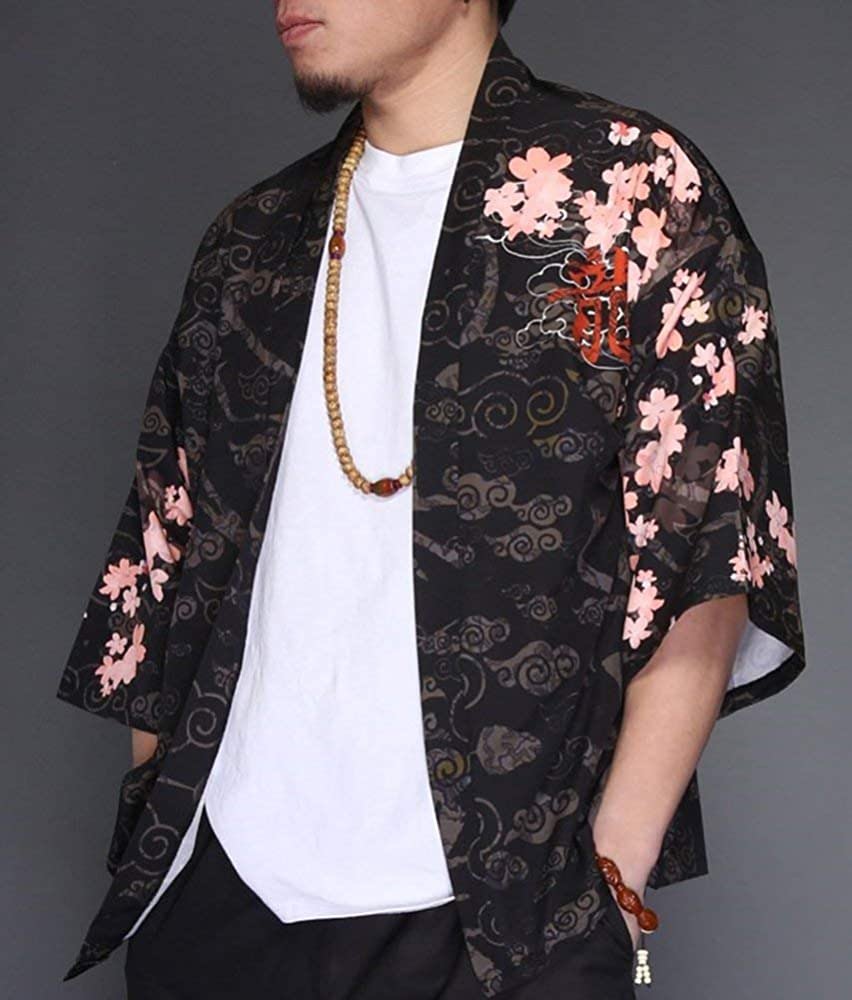 Японская рубашка хаори мужская