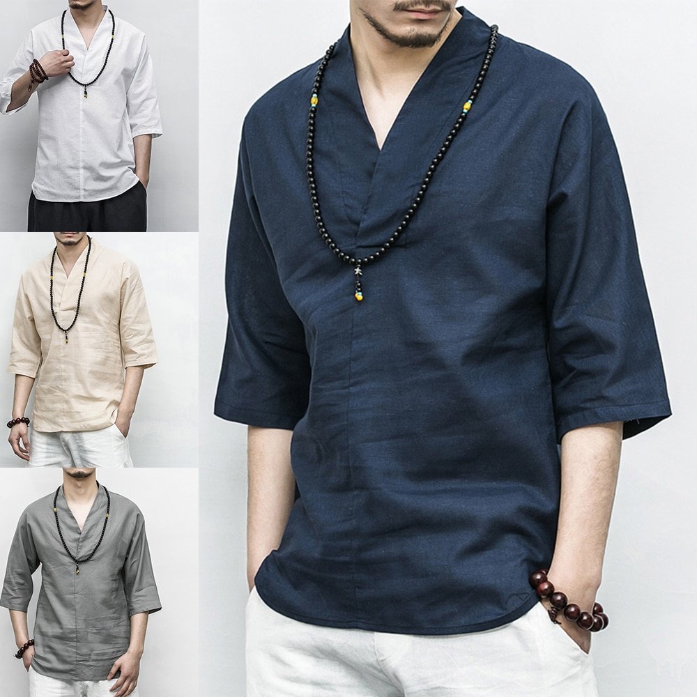 Рубашка в китайском стиле