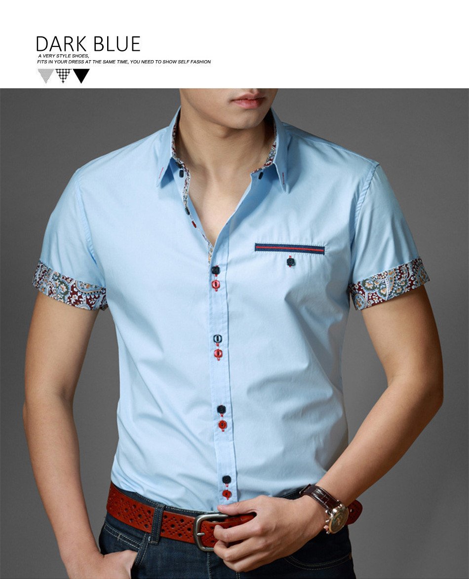 Модные мужские летние рубашки