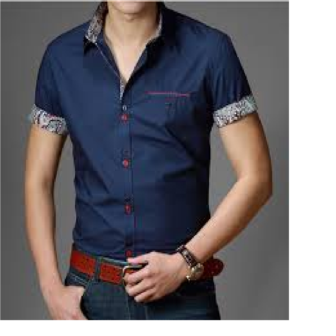 Рубашки мужские Italian Slim Fit