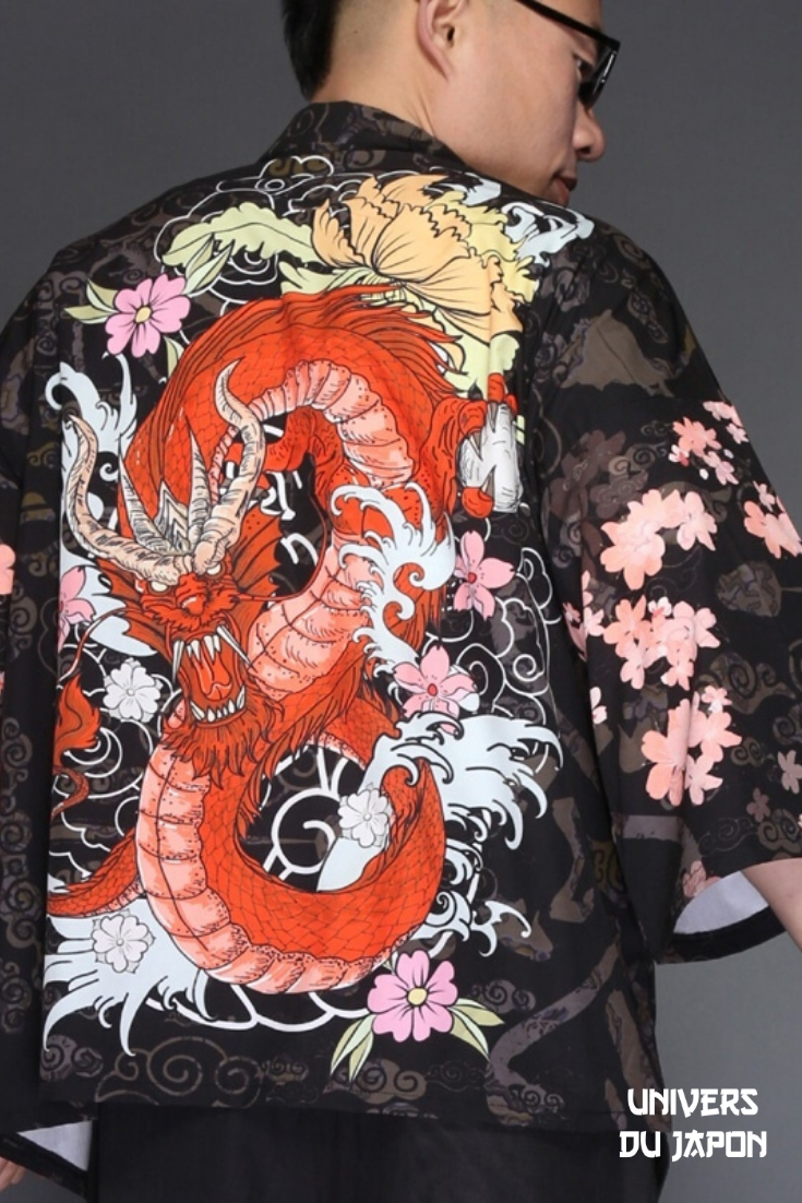 Традиционная японская одежда мужская хаори