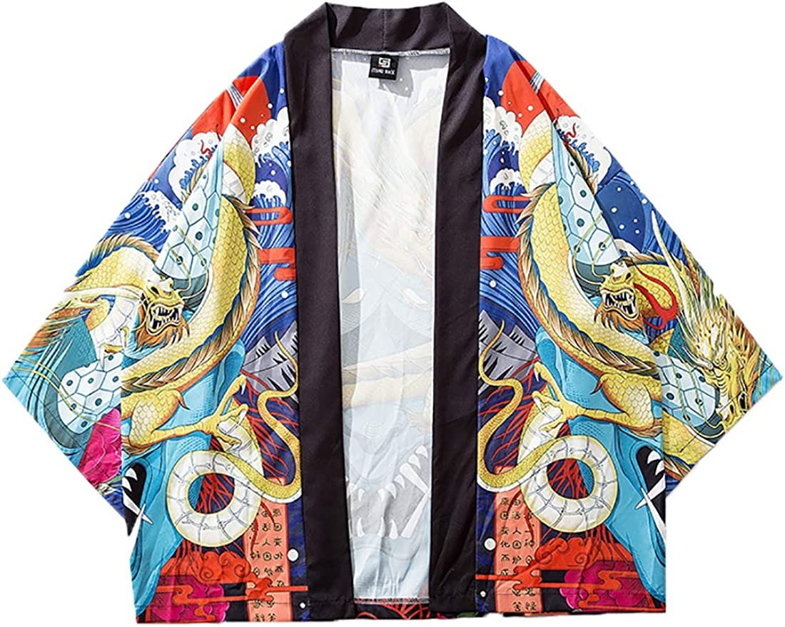 Кимоно кардиган мужской Харадзюку