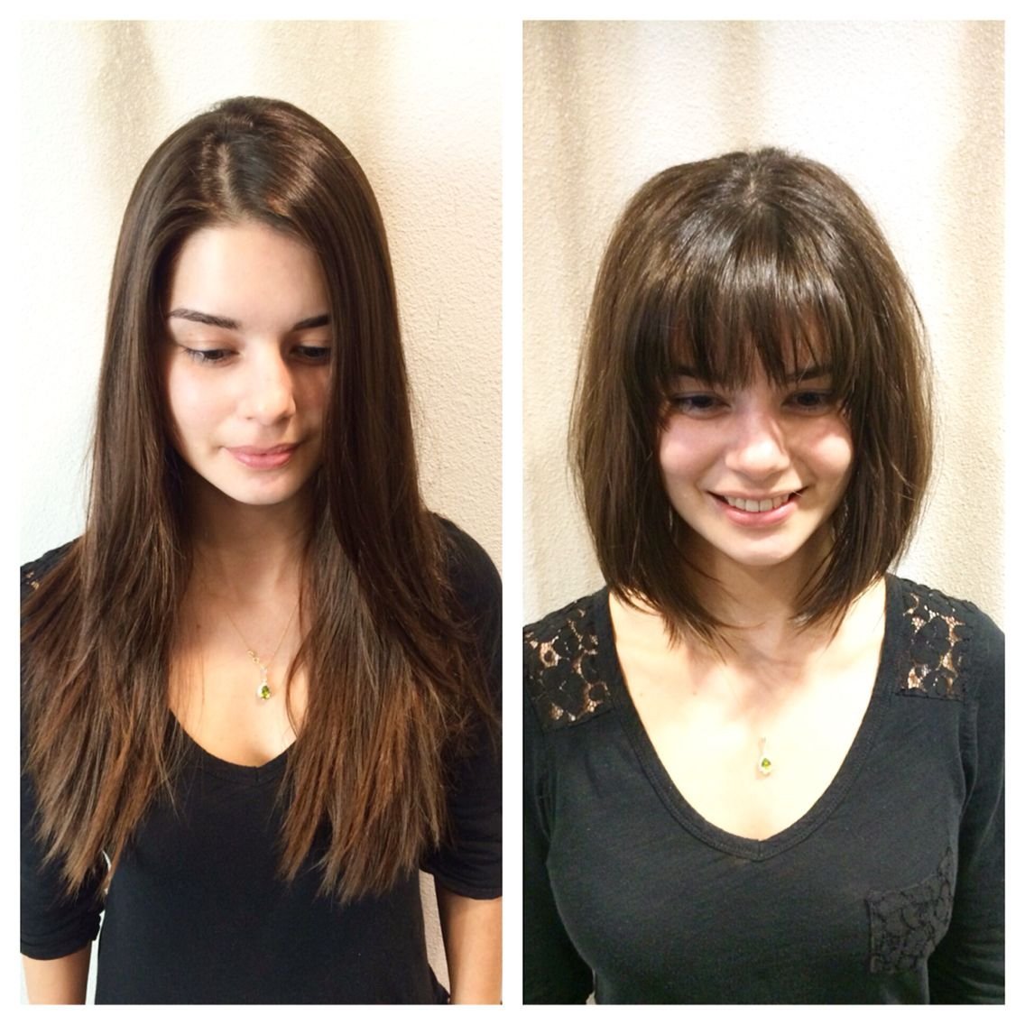 Большой нос с челкой или без