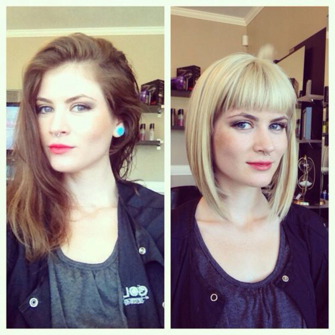 Нарощенная челка