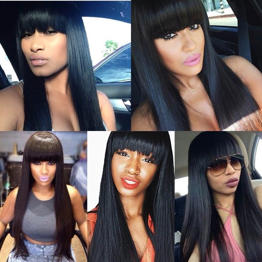 Наращивание волос на челку