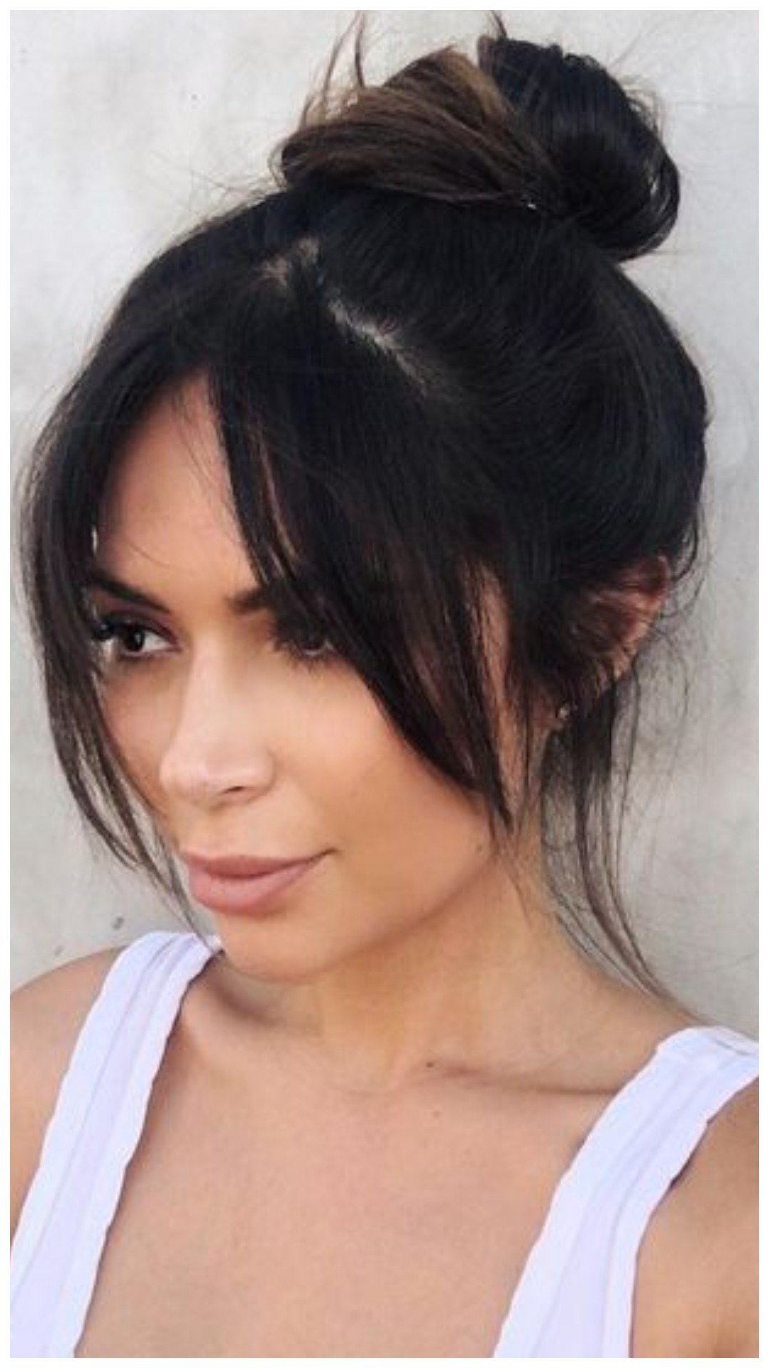 Стрижки с отросшей челкой