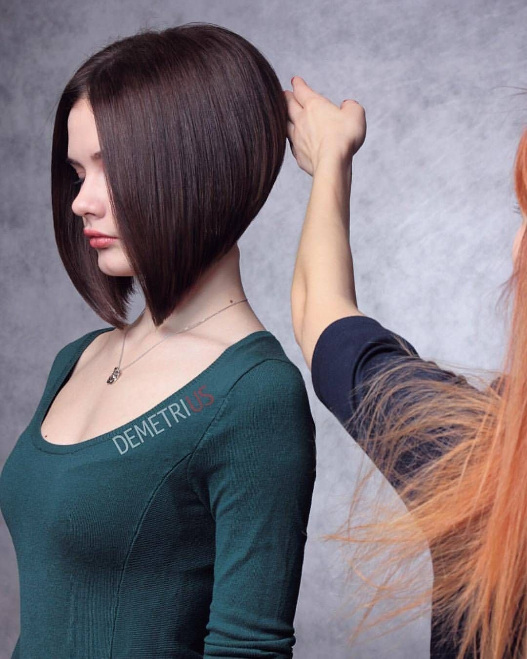 Стрижки для брюнеток