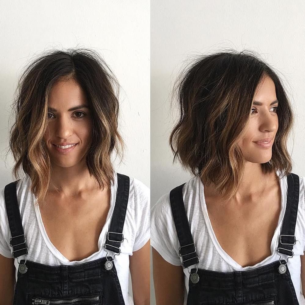 Классический Боб каре с удлинением