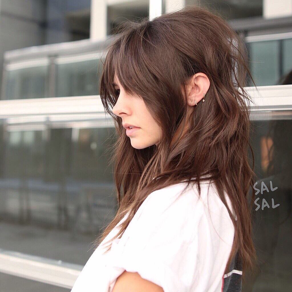 Прическа хвост с косой