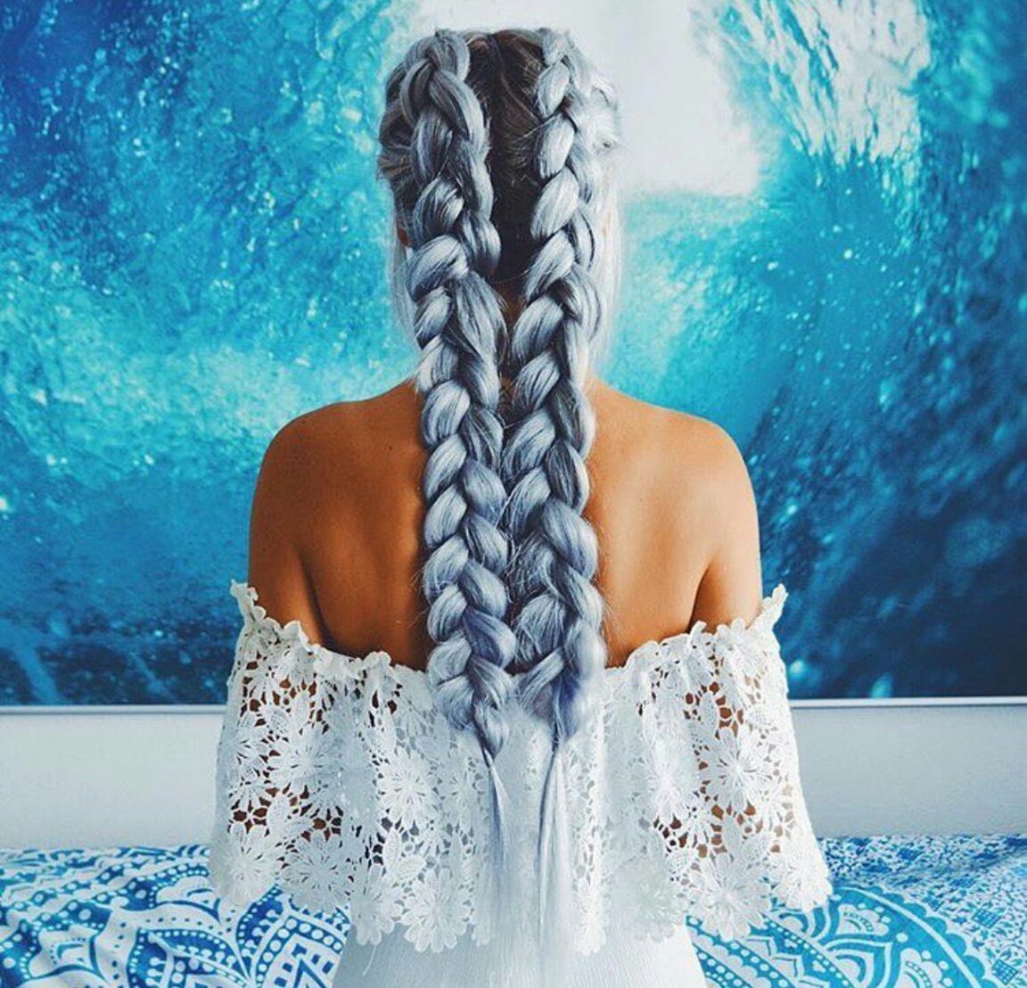 Объемные косы с канекалоном