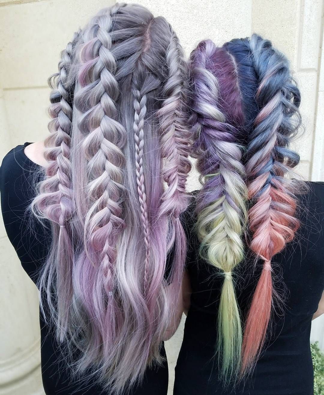 Брейды 2 косы с канекалоном